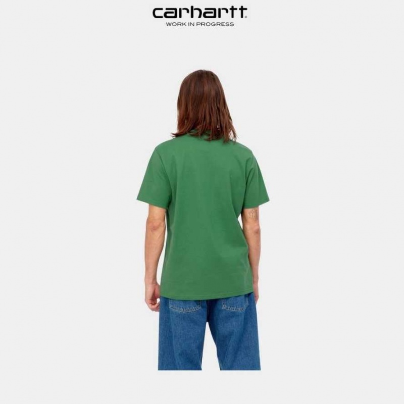 Bonsai Carhartt Wip Script T-Shirt - Danmark CPJ-3056714