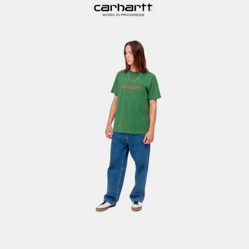 Bonsai Carhartt Wip Script T-Shirt - Danmark CPJ-3056714