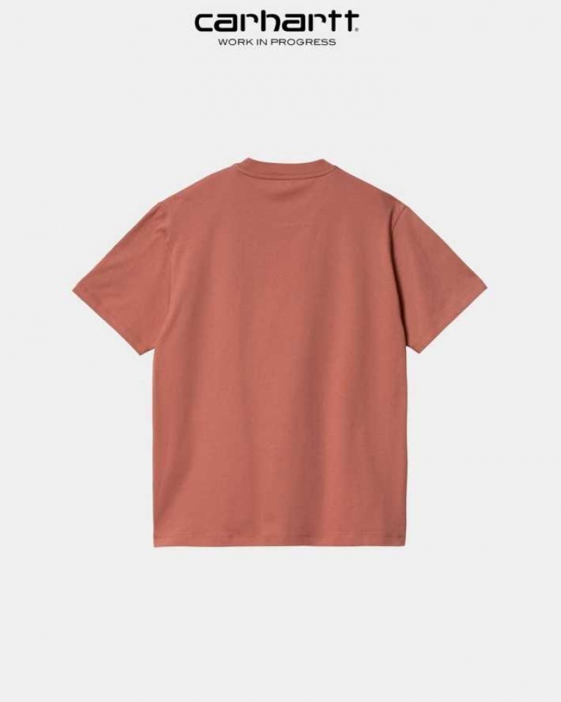 Misty Blush Carhartt Wip Script T-Shirt Misty - Danmark PHK-5143100