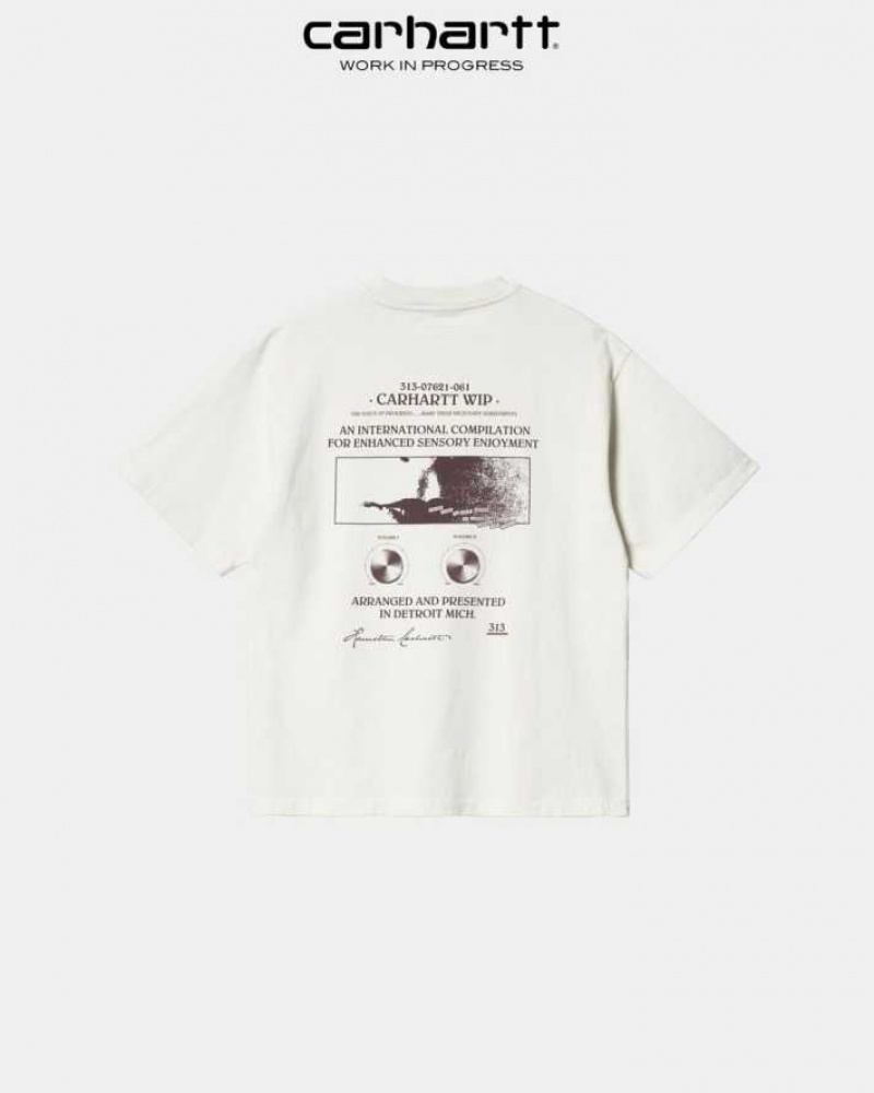 Wax Carhartt Wip Sensory T-Shirt - Danmark ZBI-6742508