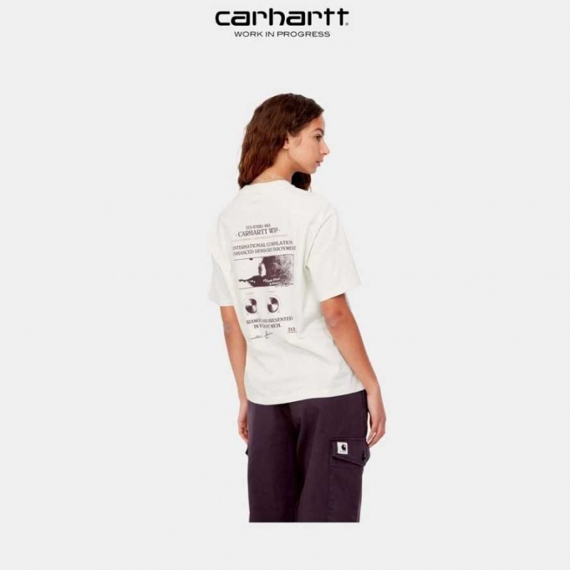 Wax Carhartt Wip Sensory T-Shirt - Danmark ZBI-6742508