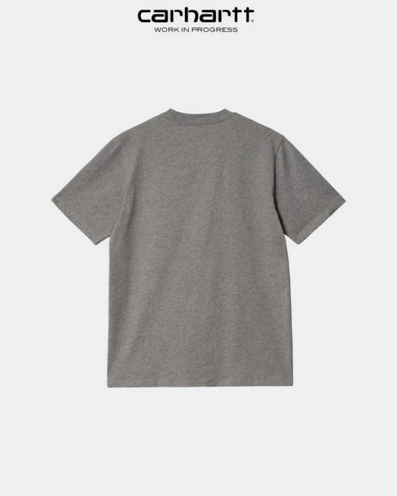 Grise Foncé Carhartt Wip Sound Experience T-Shirt Grise - Danmark ITU-9363556