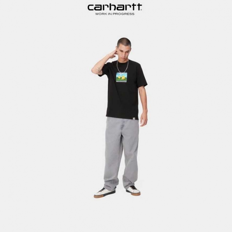 Noir Carhartt Wip Sound Experience T-Shirt - Danmark QTW-4562143