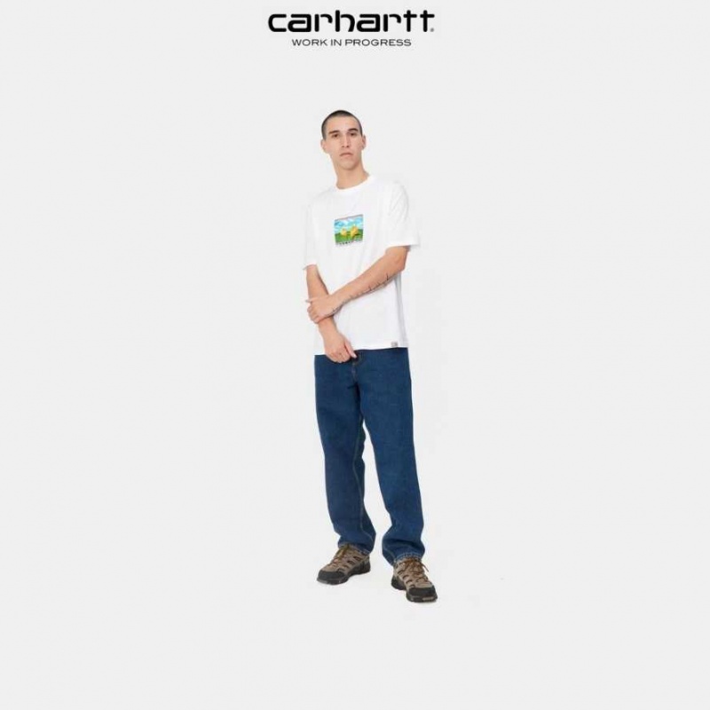 Blanche Carhartt Wip Sound Experience T-Shirt - Danmark ZTH-9372480