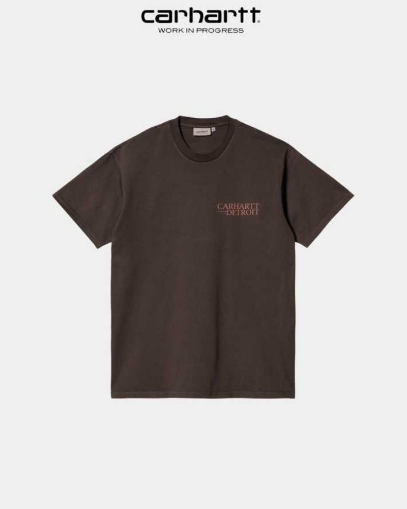 Noir Carhartt Wip Undisputed T-Shirt - Danmark VHR-0613154