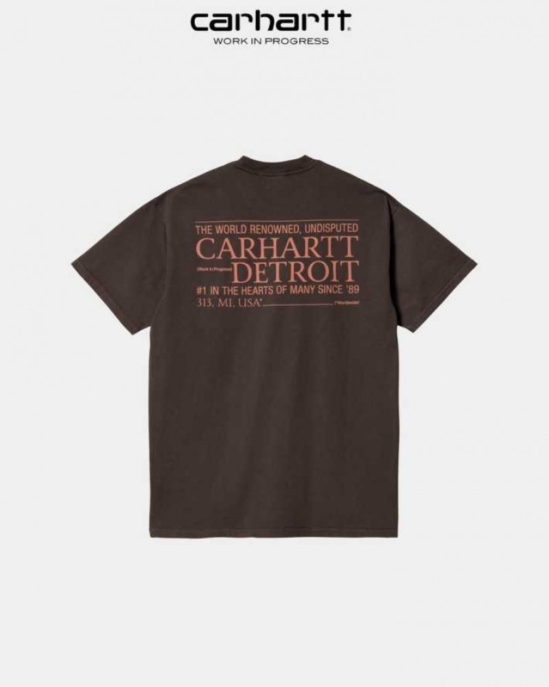 Noir Carhartt Wip Undisputed T-Shirt - Danmark VHR-0613154