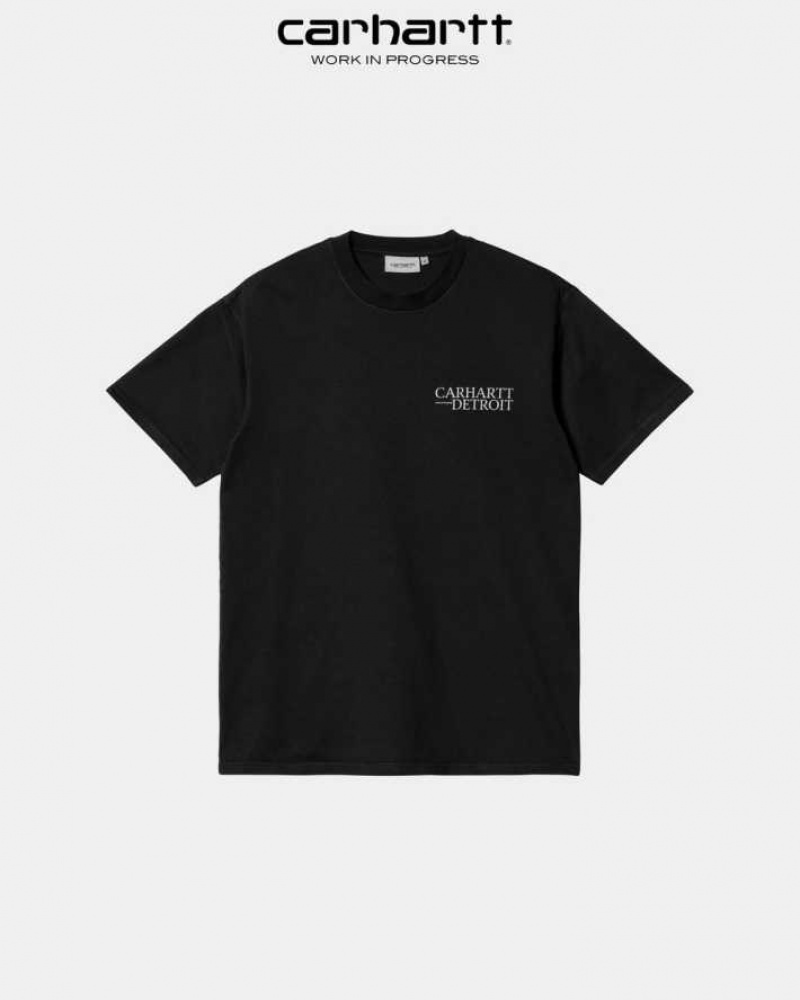 Noir Carhartt Wip Undisputed T-Shirt - Danmark UHU-0283909