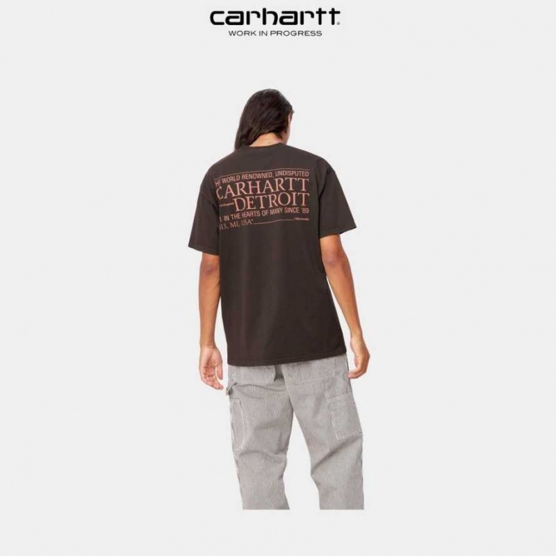 Noir Carhartt Wip Undisputed T-Shirt - Danmark VHR-0613154