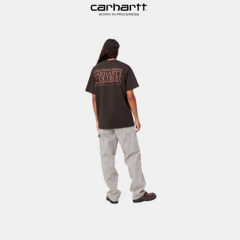 Noir Carhartt Wip Undisputed T-Shirt - Danmark VHR-0613154