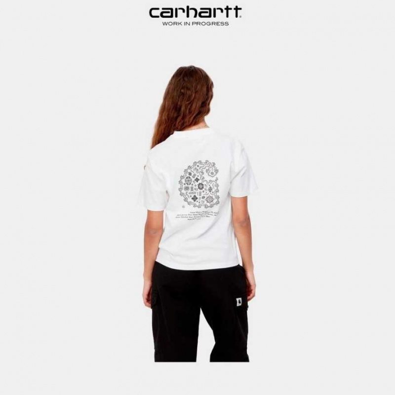 Blanche Carhartt Wip Verse C T-Shirt - Danmark OHP-4486010