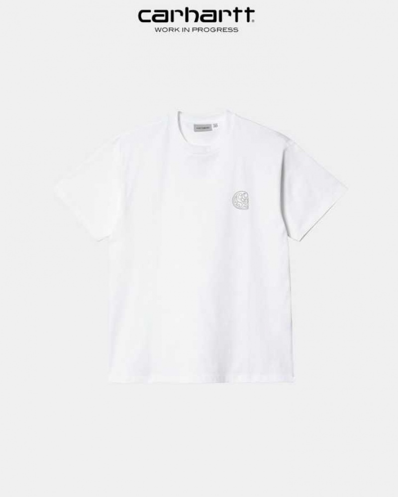 Blanche Carhartt Wip Verse Patch T-Shirt - Danmark ETZ-7236390