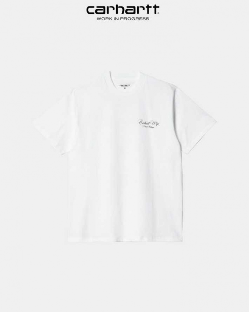 Blanche Carhartt Wip Vino T-Shirt - Danmark URP-0031436