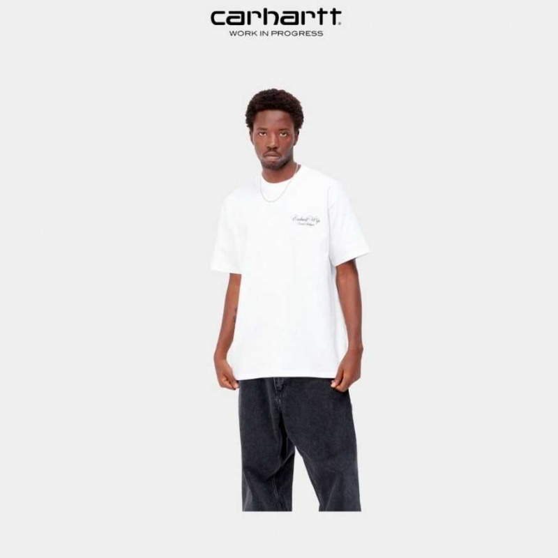 Blanche Carhartt Wip Vino T-Shirt - Danmark URP-0031436