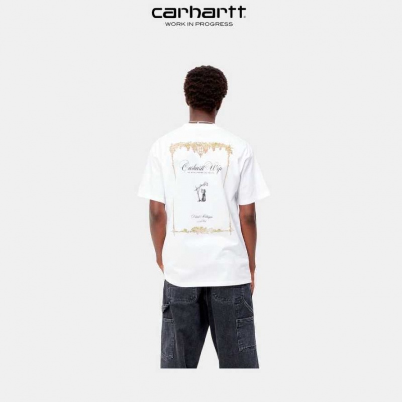 Blanche Carhartt Wip Vino T-Shirt - Danmark URP-0031436