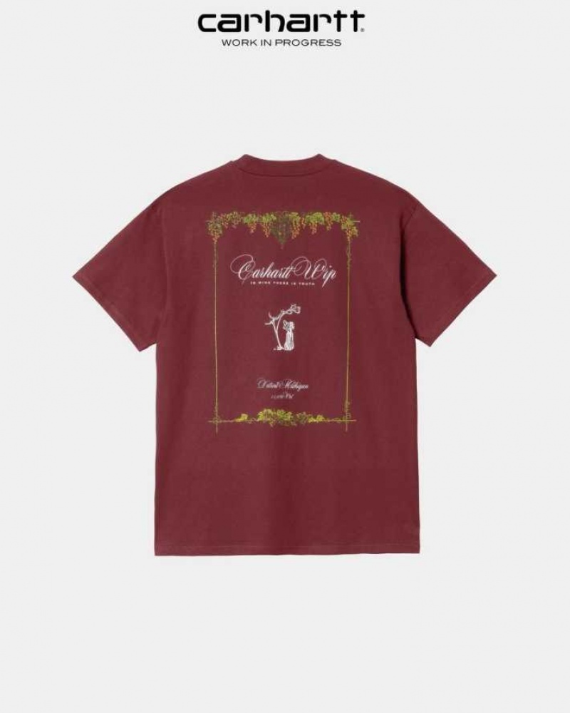 Corvina Carhartt Wip Vino T-Shirt - Danmark IYC-0601666