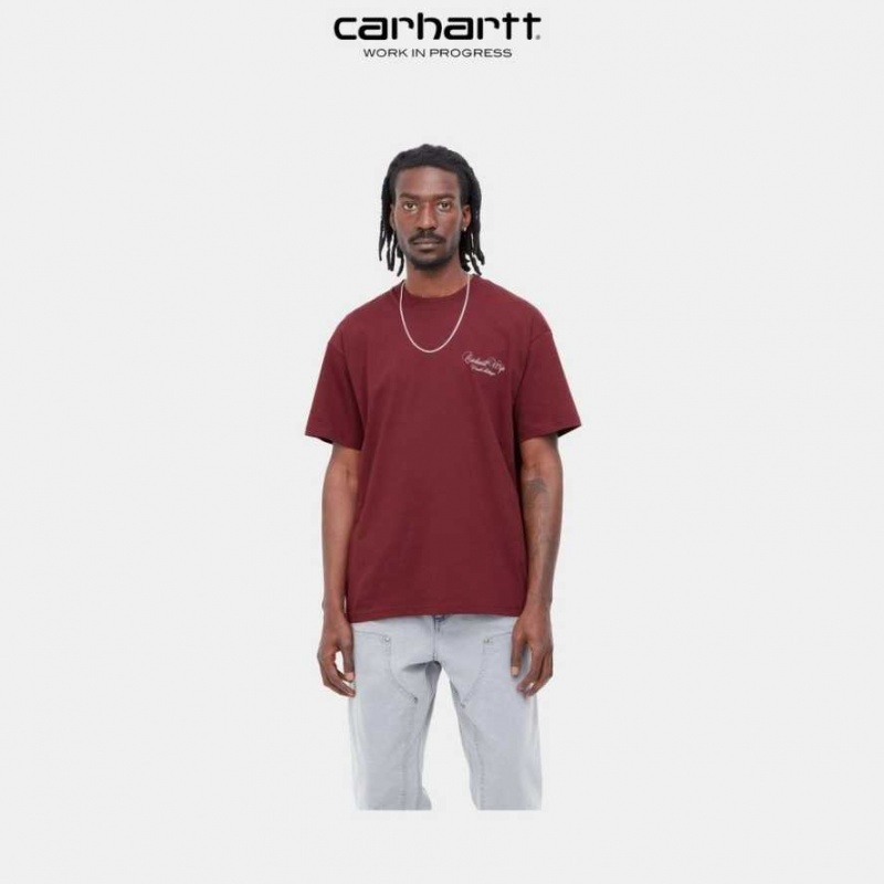 Corvina Carhartt Wip Vino T-Shirt - Danmark IYC-0601666