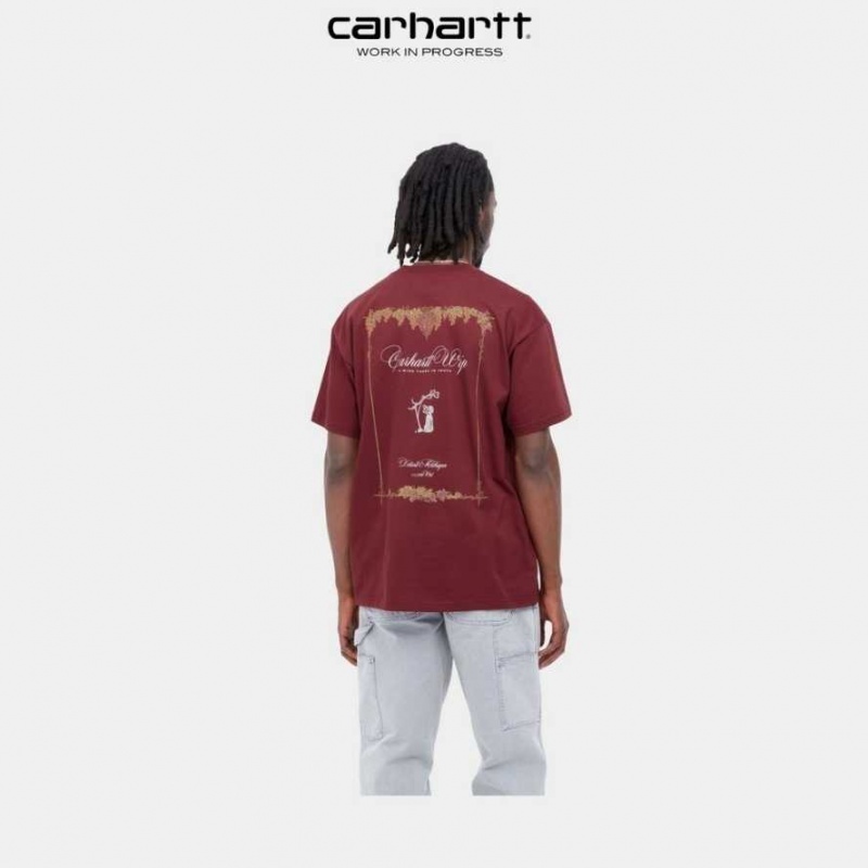 Corvina Carhartt Wip Vino T-Shirt - Danmark IYC-0601666