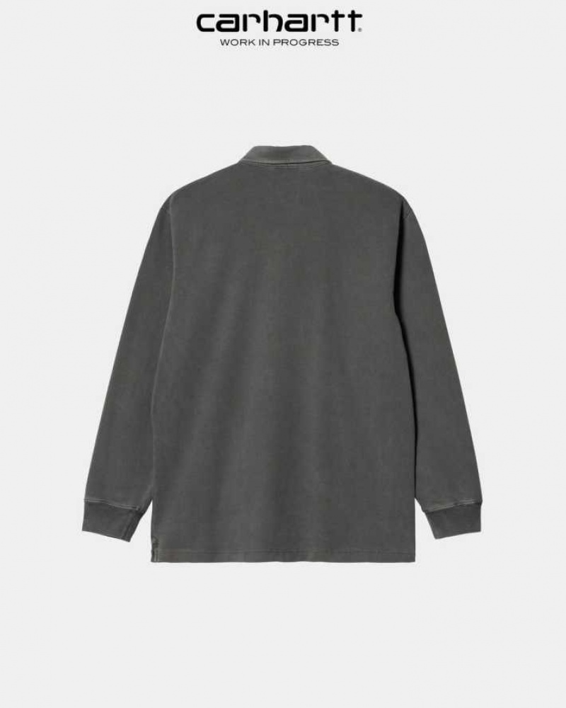 Vulcan Carhartt Wip Vista Long Sleeve Rugby Shirt - Danmark JQJ-5247157