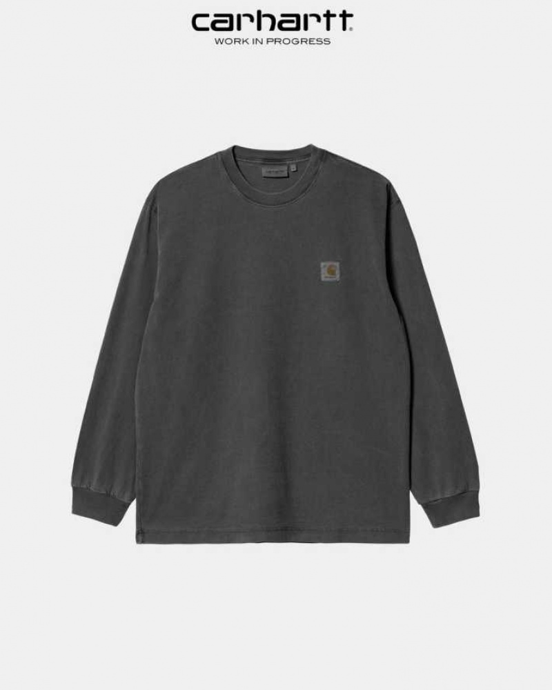 Vulcan Carhartt Wip Vista Long Sleeve T-Shirt - Danmark BXA-2930167