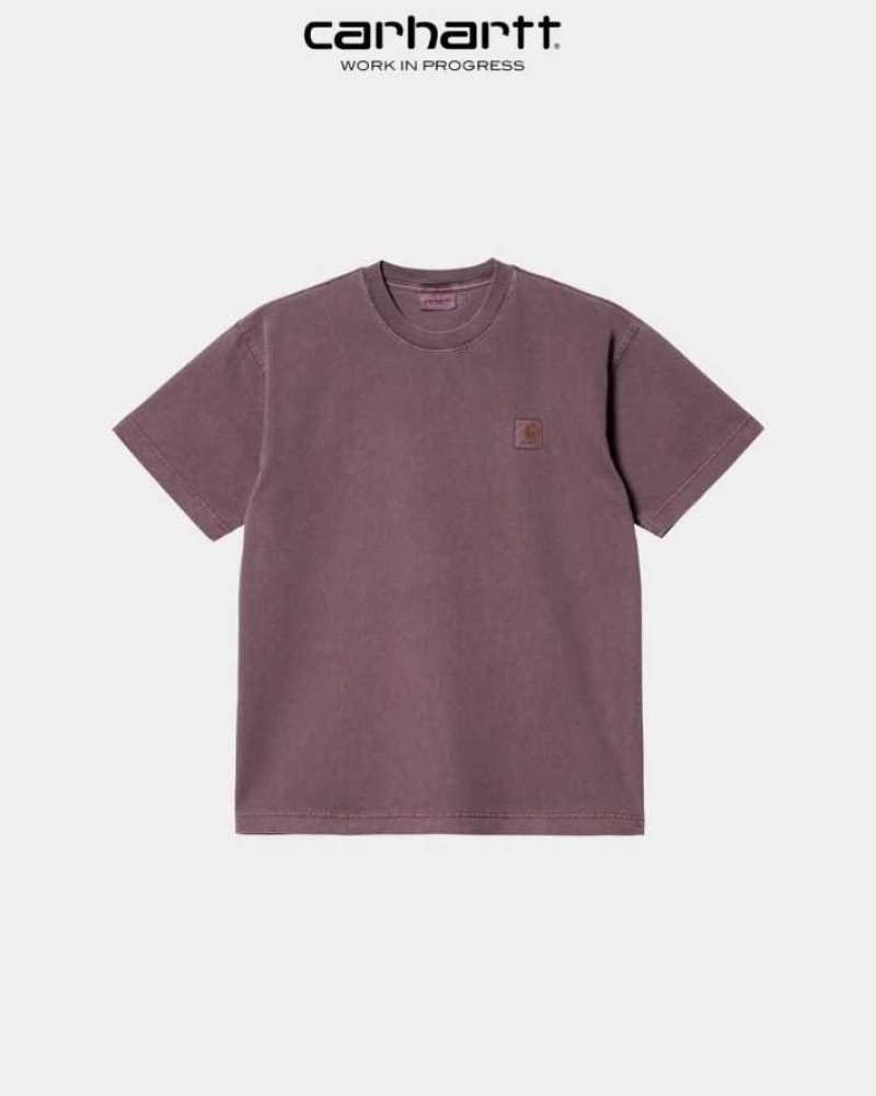 Noir Carhartt Wip Vista T-Shirt - Danmark NGS-3476204