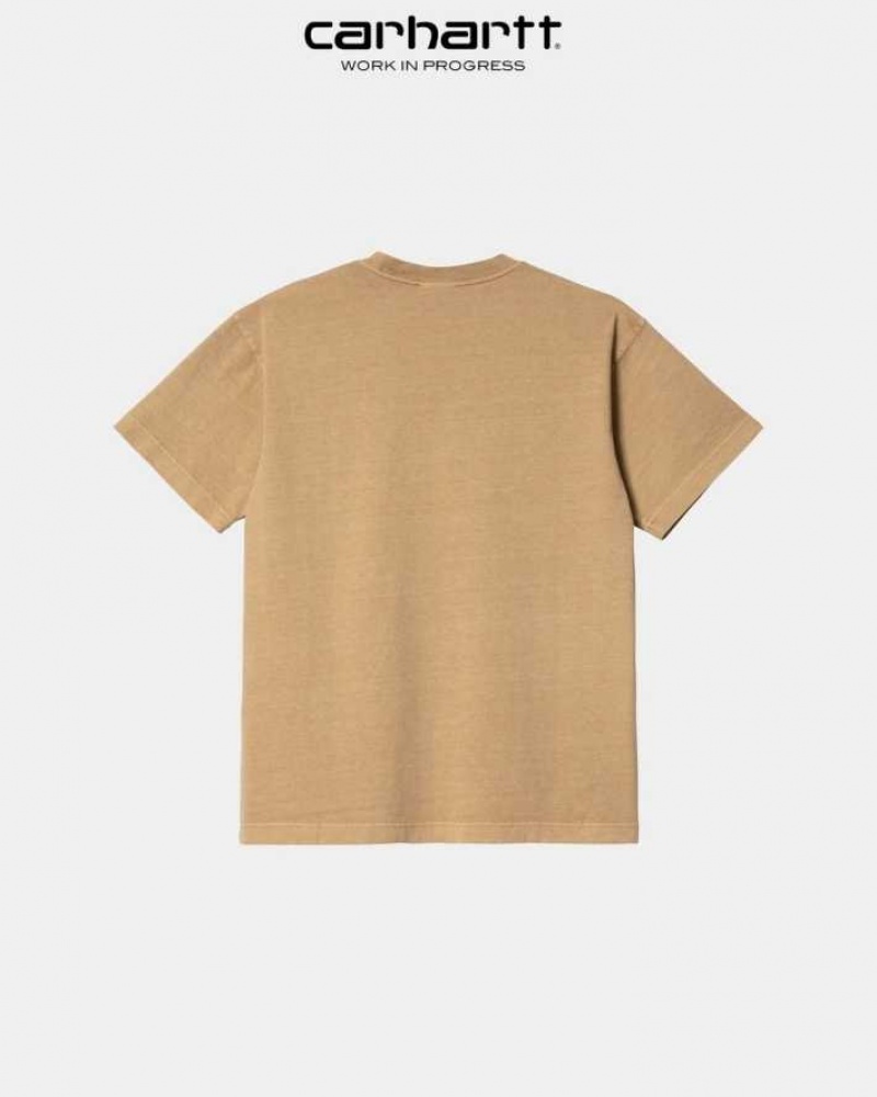 Marron Carhartt Wip Vista T-Shirt - Danmark CBM-9696345