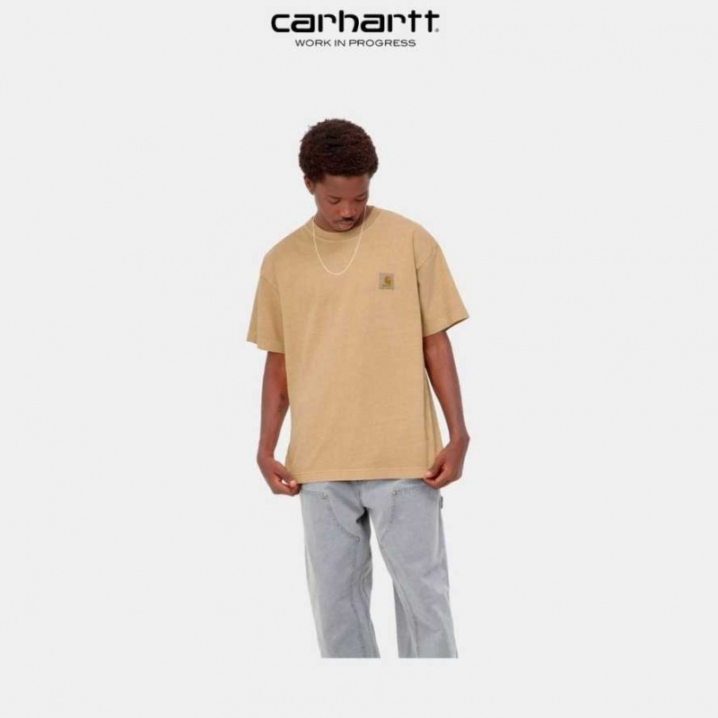 Marron Carhartt Wip Vista T-Shirt - Danmark CBM-9696345