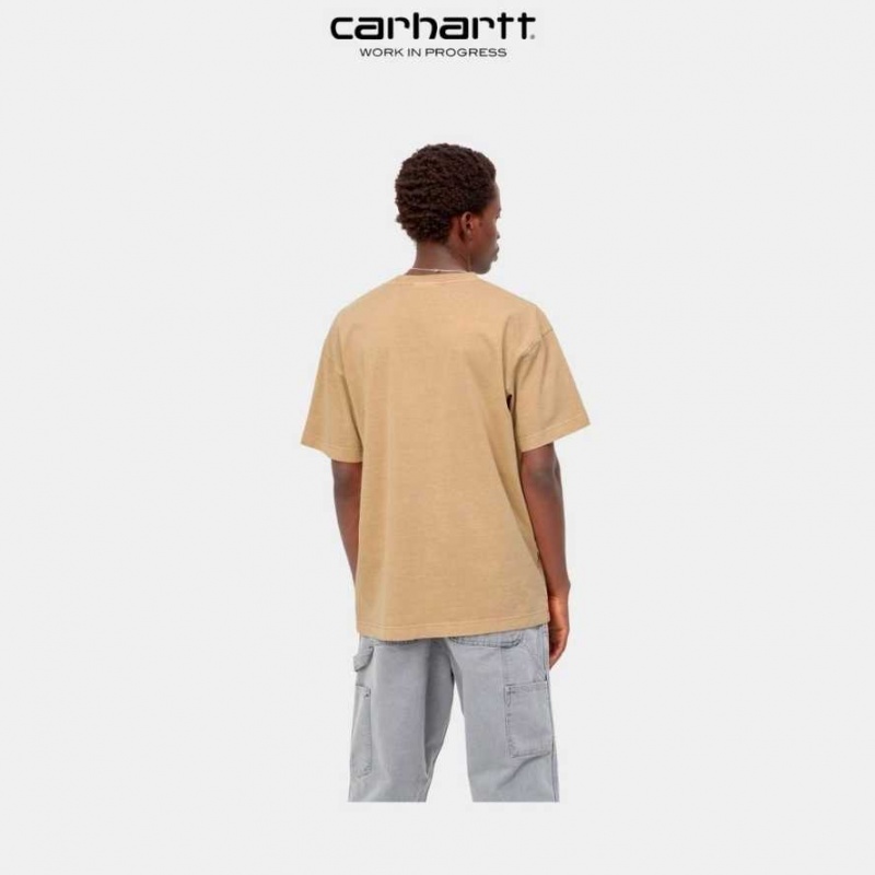 Marron Carhartt Wip Vista T-Shirt - Danmark CBM-9696345