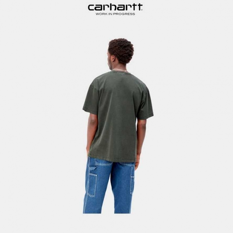 Boxwood Carhartt Wip Vista T-Shirt - Danmark DUC-0479602