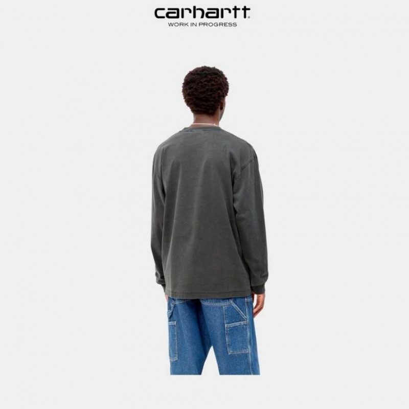 Vulcan Carhartt Wip Vista Long Sleeve T-Shirt - Danmark BXA-2930167