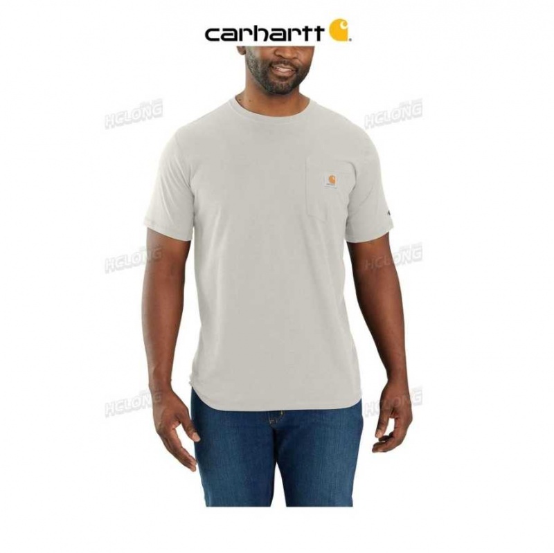 Malt Carhartt Force Relaxed Fit Midweight Corta-Sleeve Pocket T-Shirt - Danmark COZ-3027747