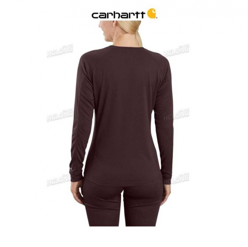 Noir Carhartt Base Force Midweight Tech Crew - Danmark QXU-2957916