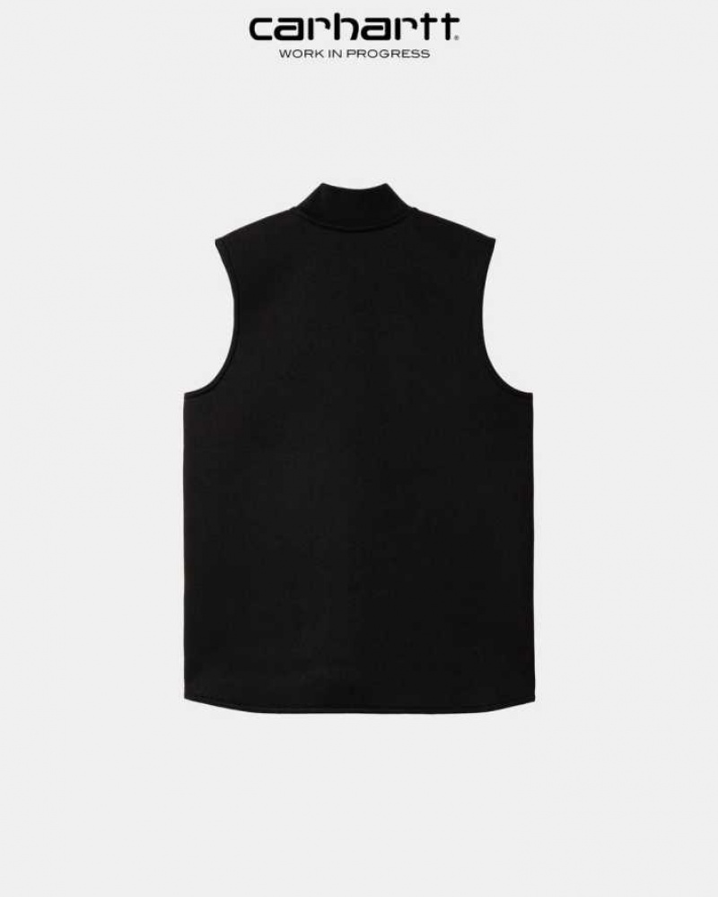 Noir Carhartt Wip Car-Lux Vest - Danmark XOQ-0643494