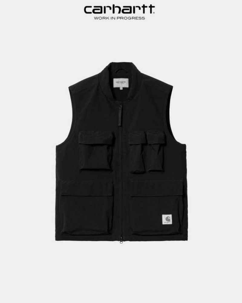 Noir Carhartt Wip Kilda Vest - Danmark NUY-9718300