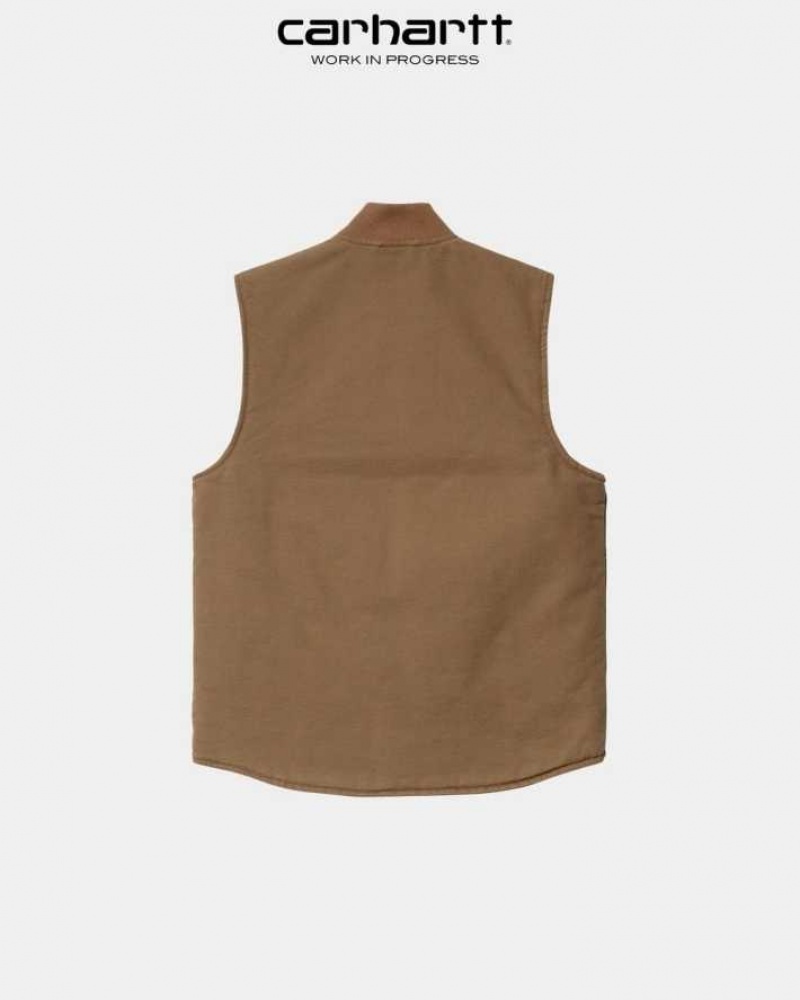 Marron Carhartt Wip Vest (Spring) - Danmark CEO-6889183