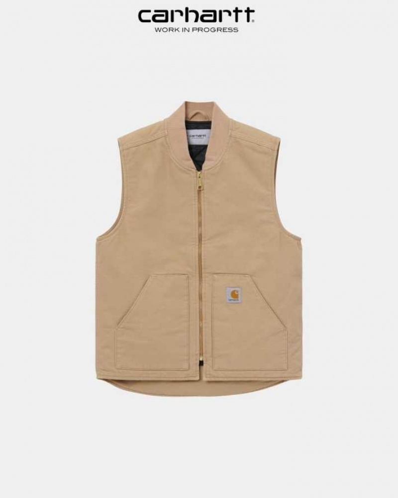 Marron Carhartt Wip Vest (Spring) - Danmark IPE-9487661