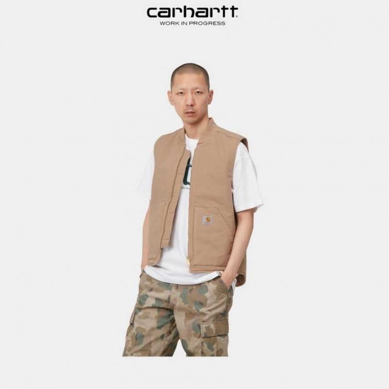 Marron Carhartt Wip Vest (Spring) - Danmark IPE-9487661