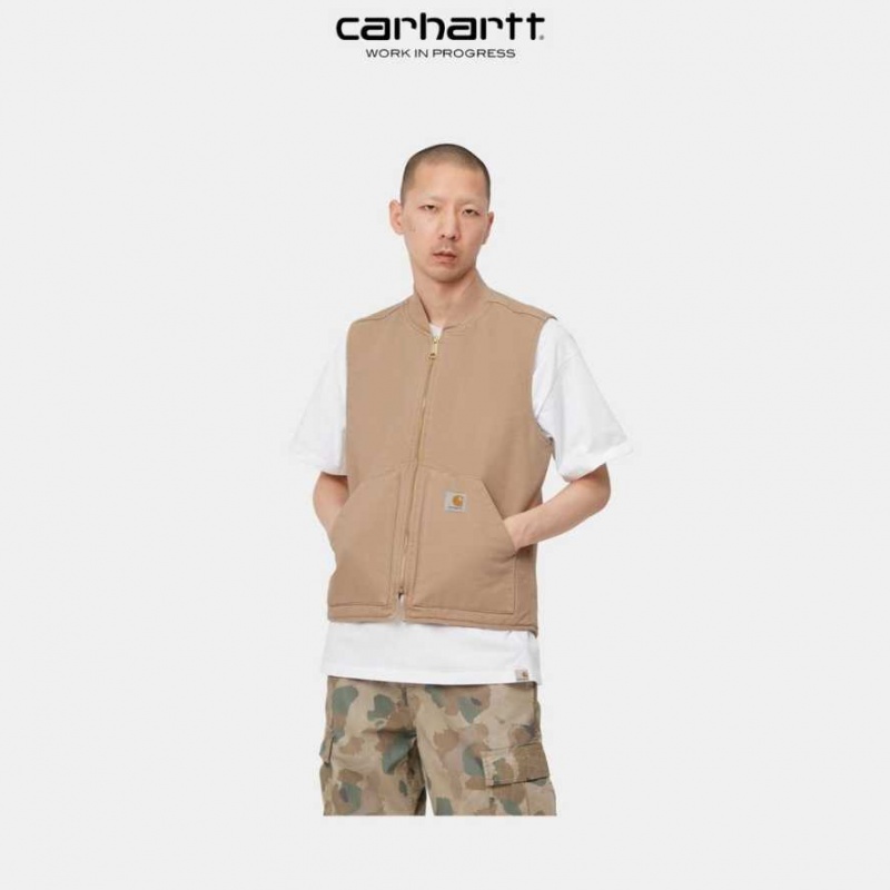 Marron Carhartt Wip Vest (Spring) - Danmark IPE-9487661