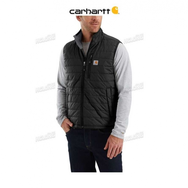 Noir Carhartt Rain Defender Relaxed Fit Legere Insulated Vest - Danmark KQR-9991634