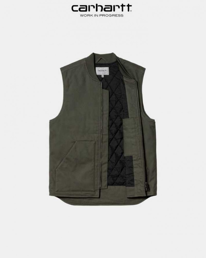 Boxwood Carhartt Wip Vest (D'hiver) - Danmark QFZ-2265335