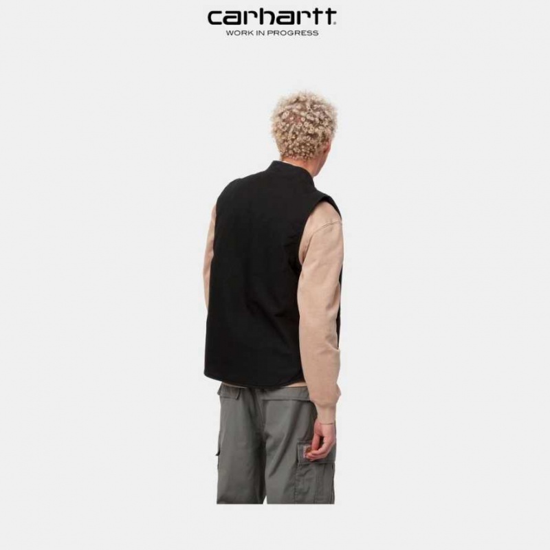 Noir Carhartt Wip Vest (Spring) - Danmark RBS-8391535