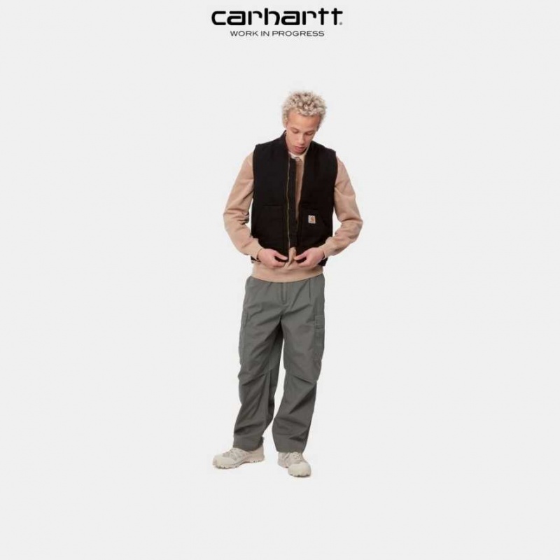 Noir Carhartt Wip Vest (Spring) - Danmark RBS-8391535