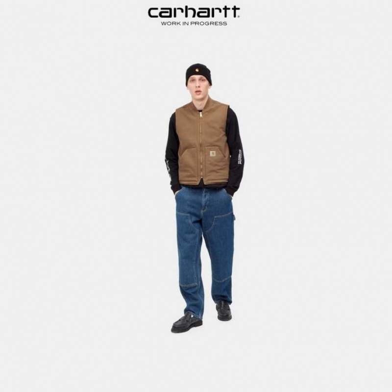 Marron Carhartt Wip Vest (Spring) - Danmark CEO-6889183