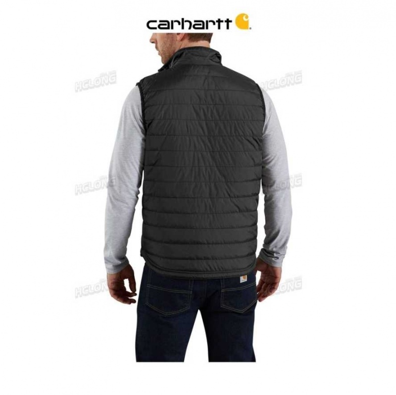 Noir Carhartt Rain Defender Relaxed Fit Legere Insulated Vest - Danmark KQR-9991634