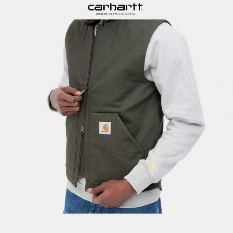 Boxwood Carhartt Wip Vest (D'hiver) - Danmark QFZ-2265335