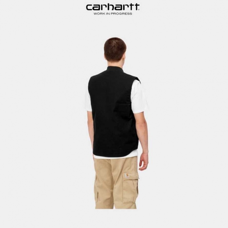 Noir Carhartt Wip Vest (D'hiver) - Danmark ROV-8181898