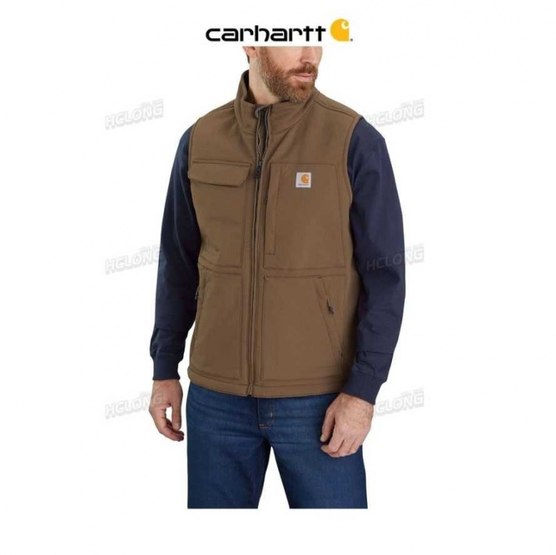 Cafe Carhartt Super Dux Relaxed Fit Sherpa-Doublée Vest - Danmark RCG-6844162