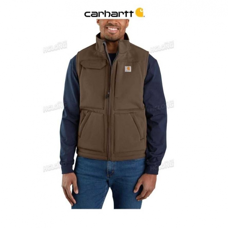 Cafe Carhartt Super Dux Relaxed Fit Sherpa-Doublée Vest - Danmark RCG-6844162