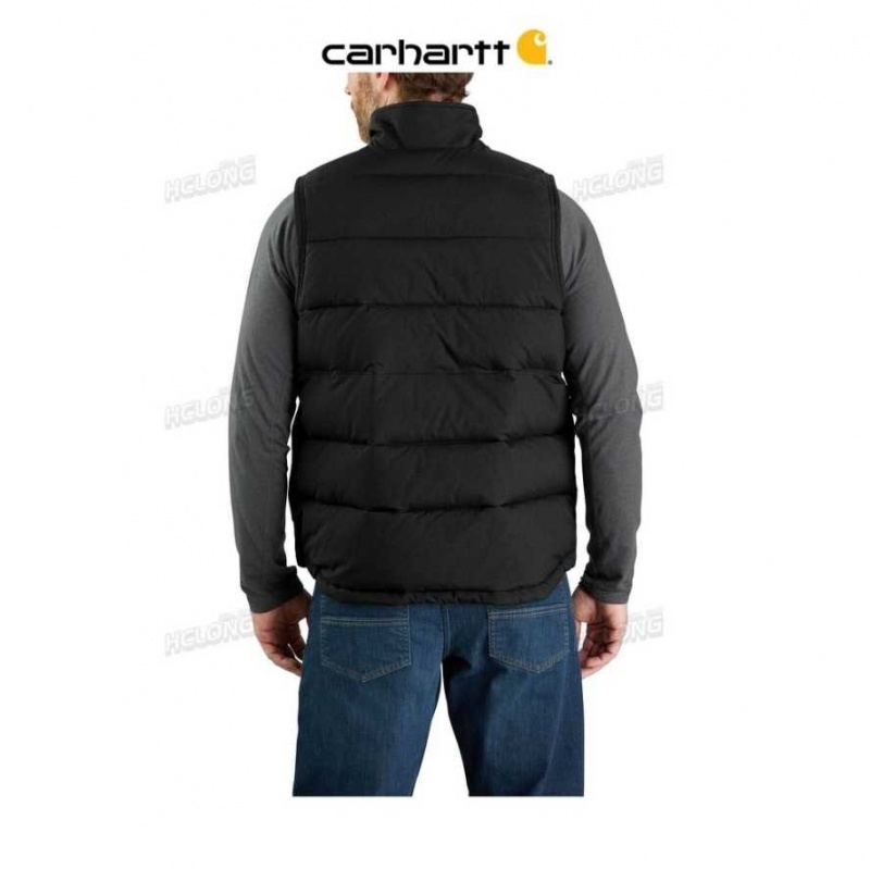 Noir Carhartt Montana Loose Fit Insulated Vest - Danmark XLY-6131365