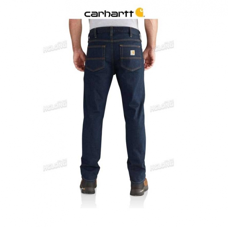 Erie Carhartt Rugged Flex Droit Fit Tapered Leg Jean - Danmark LJB-5369534