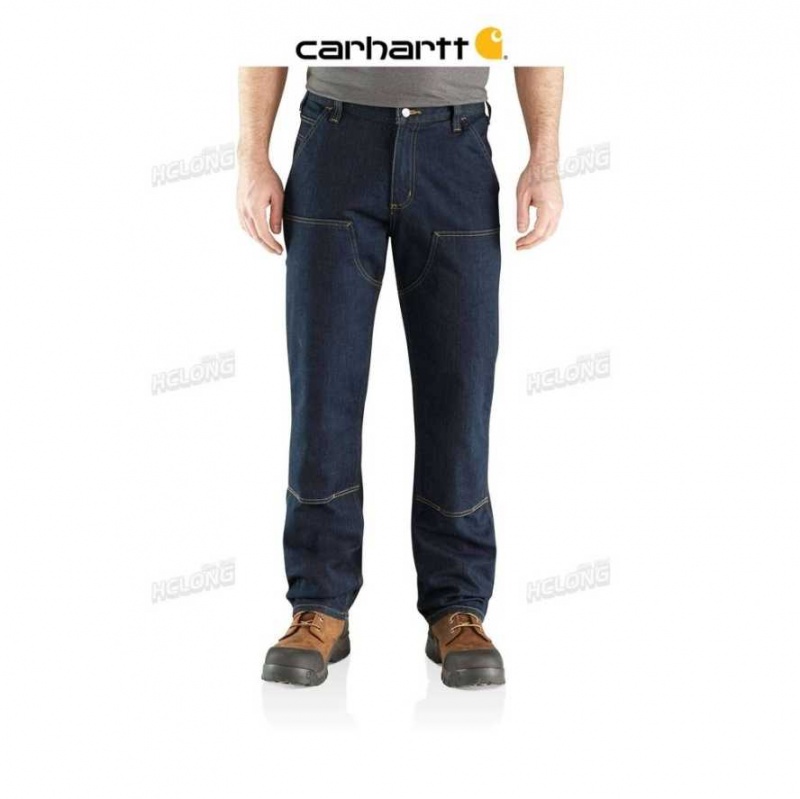 Erie Carhartt Rugged Flex Relaxed Fit Double-Front Utility Jean - Danmark NET-2056948